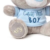 7" Cutest Little Boy T-Shirt Tiny Tatty Teddy Extra Image 2 Preview